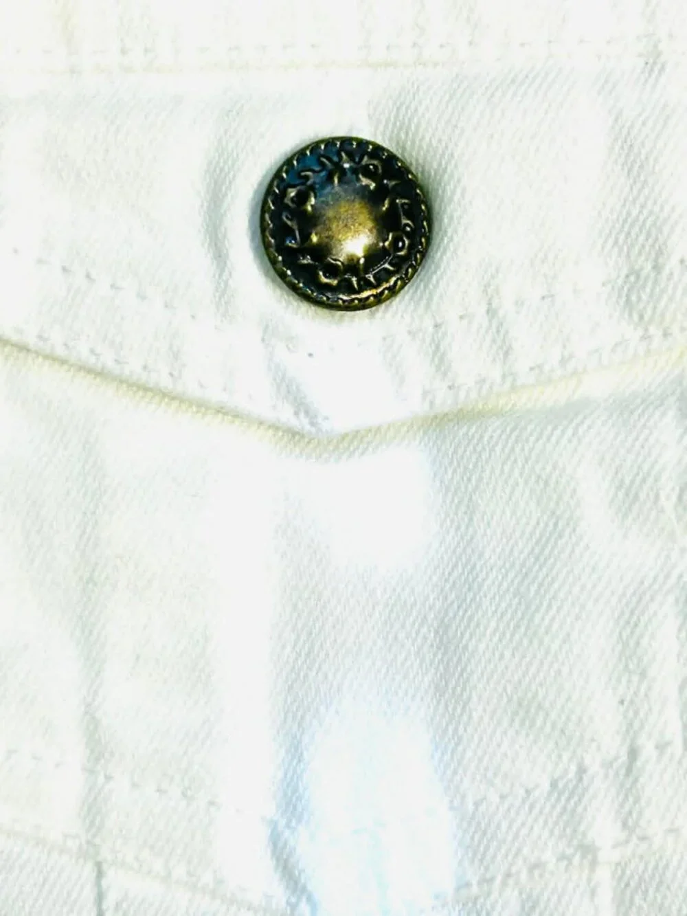 New TOMMY BAHAMA Baby Girl White Jean Jacket 4T